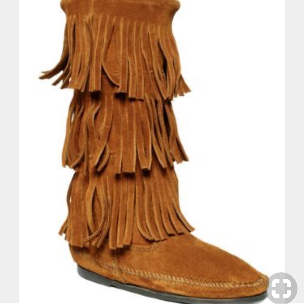 Minnetonka Fringe boots